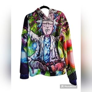Rick and Morty Hoodie Size M